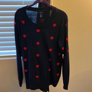 Cute heart sweater